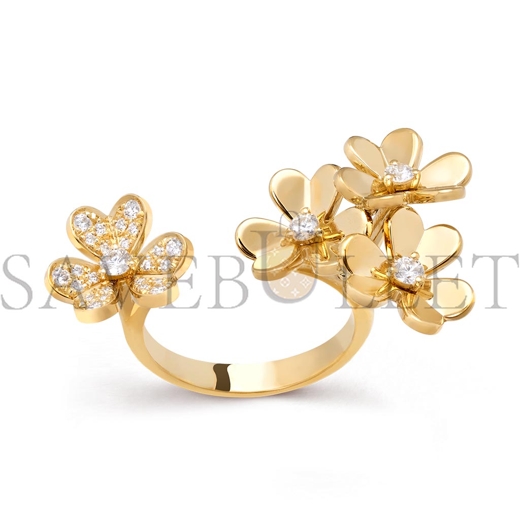 VAN CLEEF ARPELS FRIVOLE BETWEEN THE FINGER RING - YELLOW GOLD, DIAMOND VCARP3W500 VAN CLEEF ARPELS FRIVOLE BETWEEN THE FINGER RING - YELLOW GOLD, DIAMOND VCARP3W500